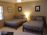 Lower Level Bonus Room with Two Double Beds